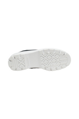 Sporline Converse CTAS Lugged 1.0 siyah sneaker modelinin beyaz tırtıklı platform taban detayı