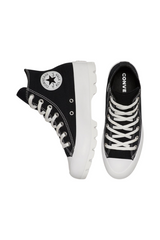 Sporline Converse CTAS Lugged 1.0 siyah beyaz yüksek tabanlı kanvas sneaker