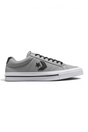 Sporline Converse Sport Casual gri kanvas spor ayakkabı, siyah detaylı ve beyaz tabanlı yan profil görünümü