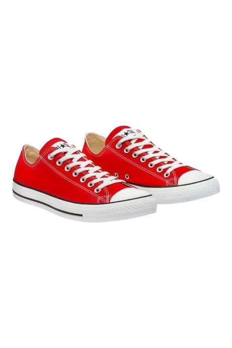 Sporline Converse Chuck Taylor All Star kırmızı kanvas düşük bilekli spor ayakkabı