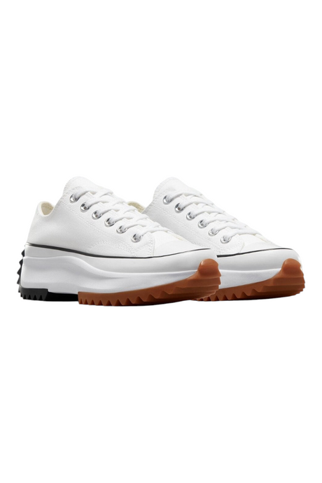 Sporline Converse Run Star Hike beyaz kanvas platform tabanlı spor ayakkabı