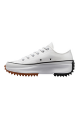 Sporline marka beyaz kanvas Converse Run Star Hike spor ayakkabı, tırtıklı platform tabanlı yan görünüm