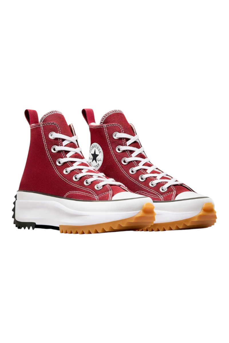 Sporline Converse Run Star Hike kırmızı kanvas yüksek tabanlı spor ayakkabı