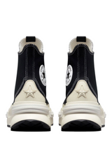 Sporline Converse Run Star Legacy CX siyah beyaz yüksek tabanlı spor ayakkabı arka görünüm