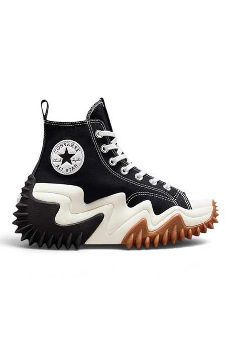 Sporline siyah Converse Run Star Motion kanvas platform yüksek tabanlı kadın spor ayakkabı