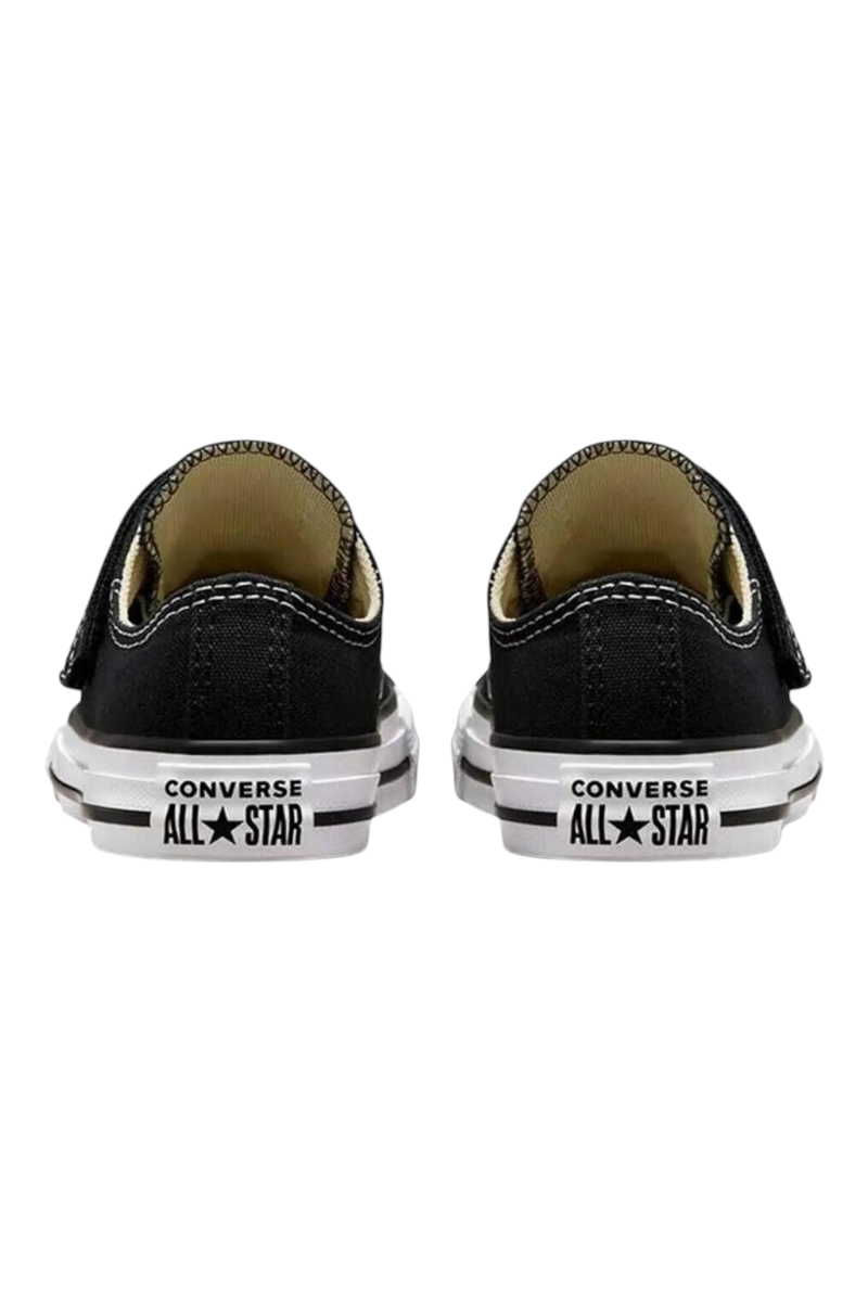 Sporline Converse Chuck Taylor All Star 1V siyah çocuk spor ayakkabısı, topuktan arkadan görünüm