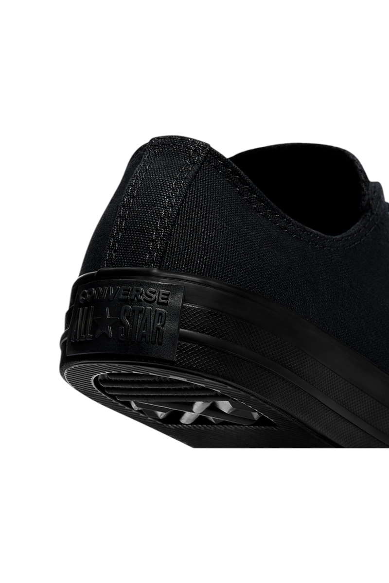 Sporline Converse Chuck Taylor All Star siyah kanvas spor ayakkabı topuk detayı