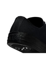 Sporline Converse Chuck Taylor All Star siyah kanvas spor ayakkabı topuk detayı