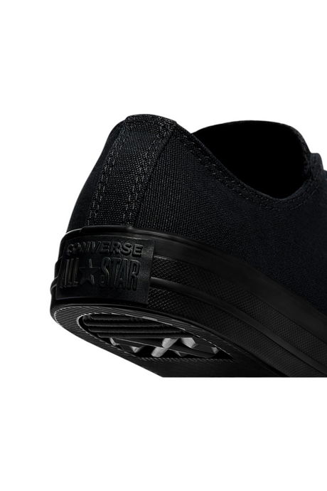 Sporline Converse Chuck Taylor All Star siyah kanvas spor ayakkabı topuk detayı