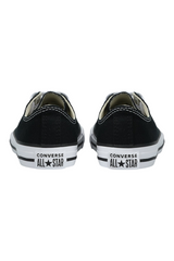 Sporline Converse Chuck Taylor siyah kanvas çocuk spor ayakkabısı arka görünümü