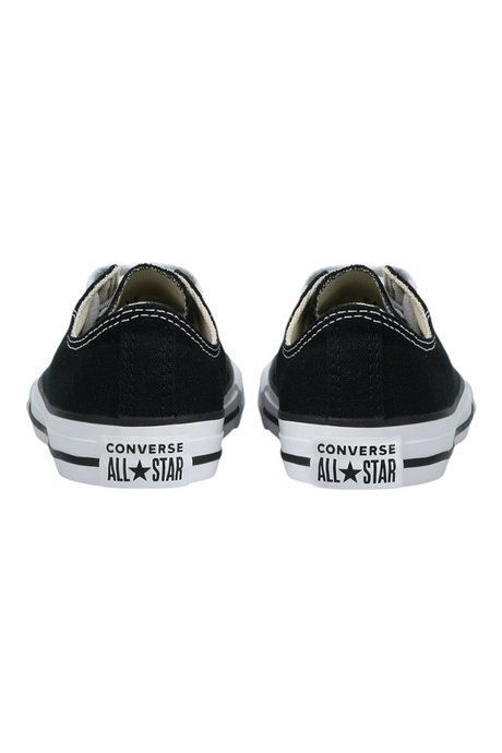 Sporline Converse Chuck Taylor siyah kanvas çocuk spor ayakkabısı arka görünümü