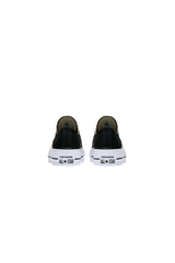 Sporline Converse Chuck Taylor All Star siyah kanvas platform ayakkabı arka görünümü