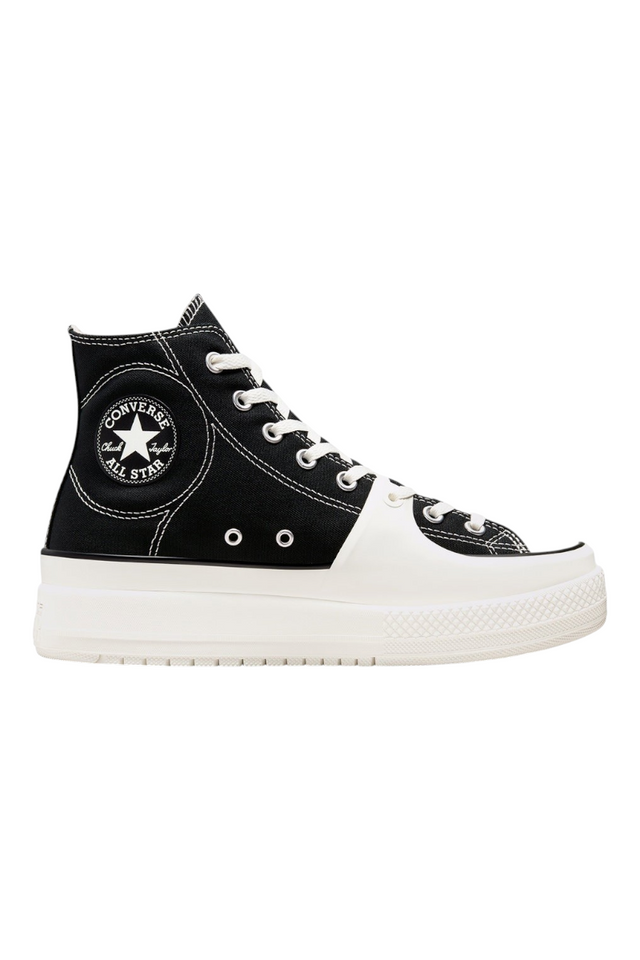 Sporline Converse Chuck Taylor All Star Construct siyah kanvas yüksek tabanlı erkek spor ayakkabı