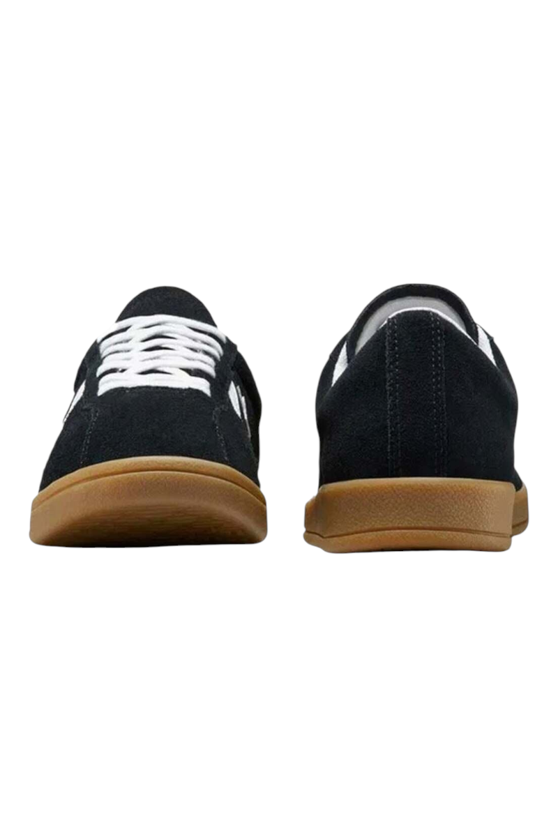 Sporline Converse All Star siyah süet kadın spor ayakkabı, kauçuk tabanlı retro tasarım