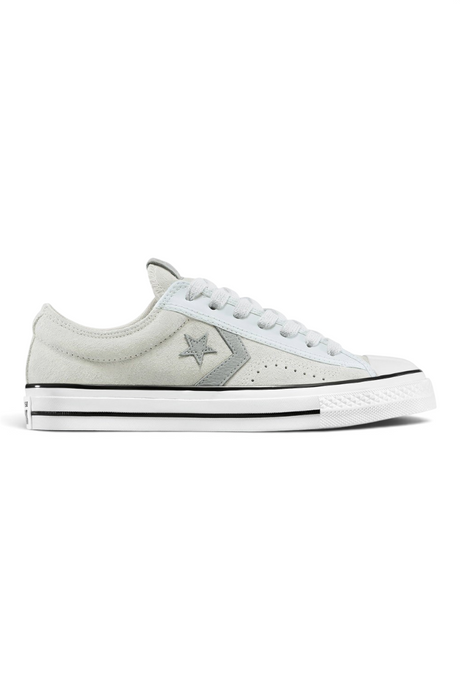 Sporline Converse Star Player gri süet deri detaylı düşük bilekli spor ayakkabı