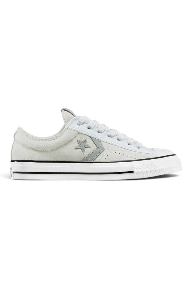 Sporline Converse Star Player gri süet deri detaylı düşük bilekli spor ayakkabı