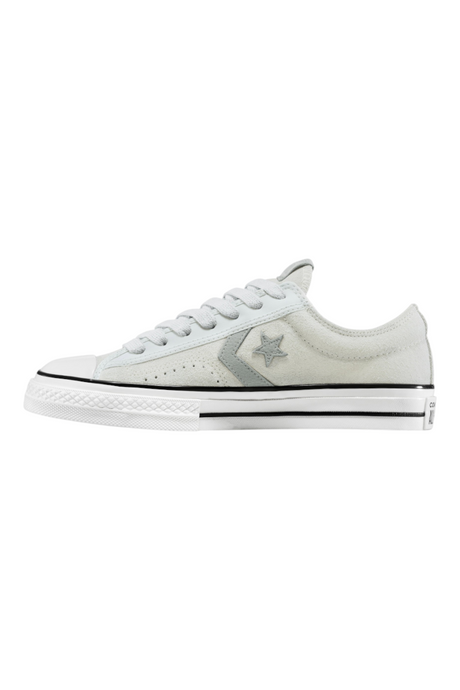 Sporline Converse Star Player gri süet deri detaylı günlük spor ayakkabı yan görünüm