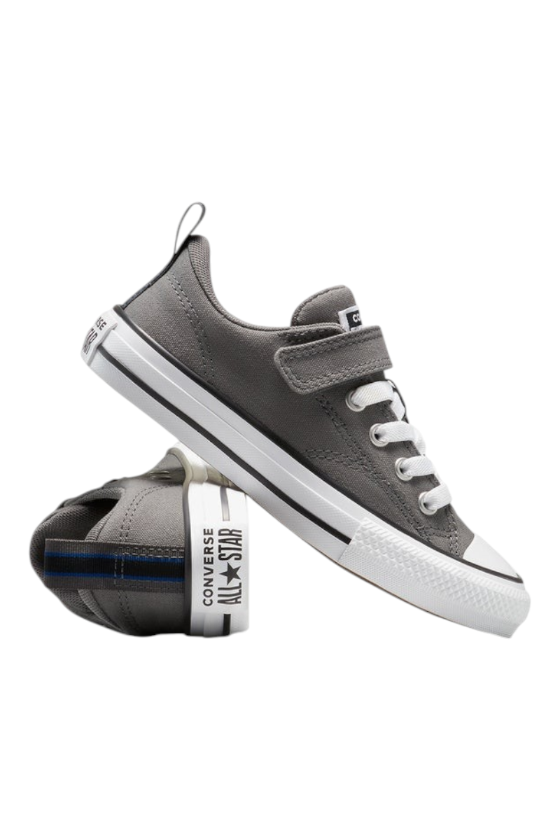 Sporline Converse Street gri renkli, cırt cırtlı ve bağcıklı çocuk spor ayakkabısı