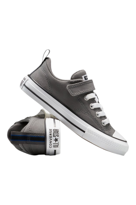 Sporline Converse Street gri renkli, cırt cırtlı ve bağcıklı çocuk spor ayakkabısı