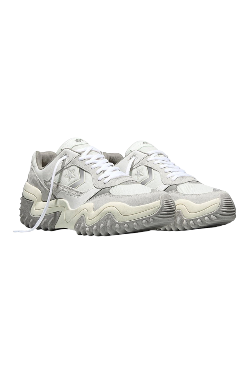 Sporline Converse Wave Motion krem rengi süet unisex sneaker, dalgalı taban yapısı ve şık tasarımıyla günlük kullanım.