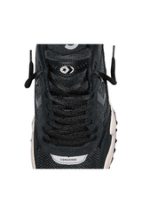 Sporline Converse Wave Motion Trainer siyah kadın günlük spor ayakkabı, detaylı bağcık ve dil tasarımı