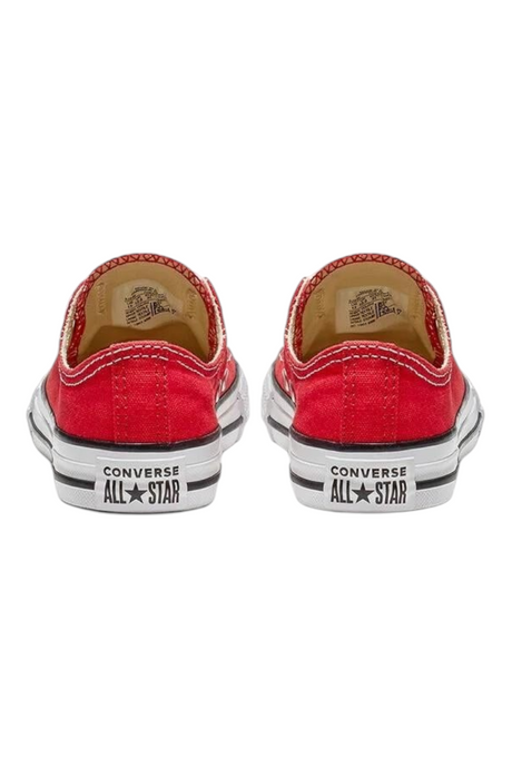 Sporline mağazasından kırmızı renkli, %100 kanvas kumaşlı Converse Chuck Taylor All Star klasik düşük bilekli ayakkabı