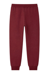 Sporline LC Waikiki bordo renkli, ribana paçalı, elastik belli erkek çocuk jogger eşofman altı