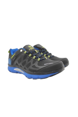 Sporline Lumberjack Ursa kadın siyah mavi soft shell outdoor ayakkabı, dayanıklı taban yapısı ile yürüyüş ayakkabısı.