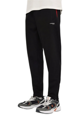 Sporline Lumberjack siyah slim fit erkek eşofman altı, esnek polyester karışımlı kumaş ve modern dar kesim tasarım.