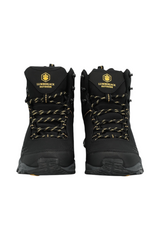 Sporline Lumberjack 4W Flake Hi siyah erkek outdoor bot, sarı detaylı bağcıklı tasarım