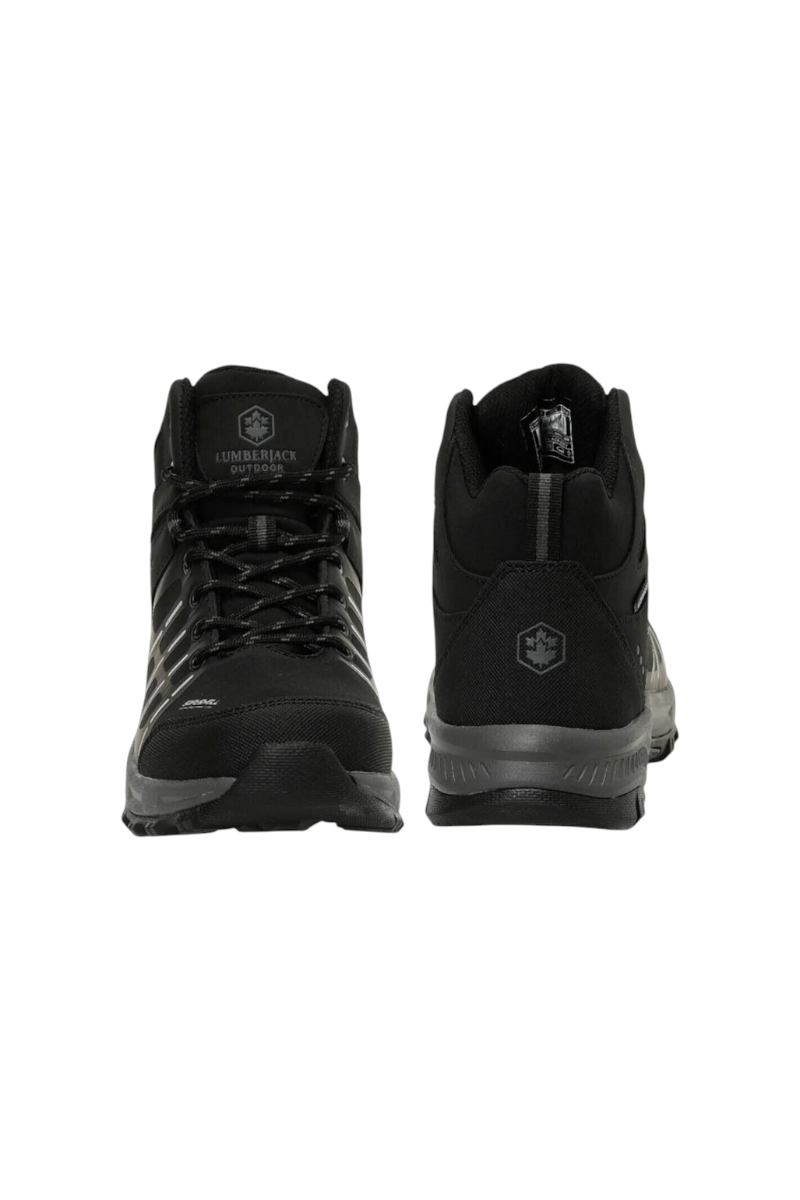Sporline Lumberjack Duncan G Hi siyah su geçirmez unisex outdoor bot, bağcıklı ve yüksek bilek yapılı tasarım