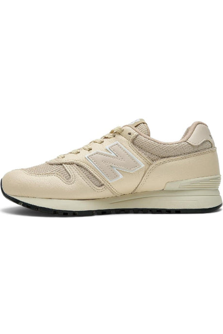 Sporline New Balance 565 erkek spor ayakkabı, bej tonlarında şık ve rahat günlük kullanım tasarımı