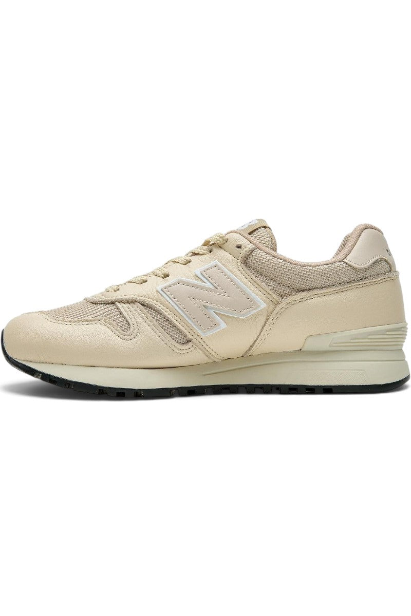 Sporline New Balance 565 erkek spor ayakkabı, bej tonlarında şık ve rahat günlük kullanım tasarımı