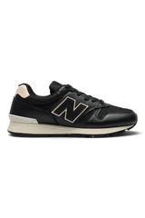 Sporline New Balance 565 siyah deri ve file detaylı unisex günlük spor ayakkabı