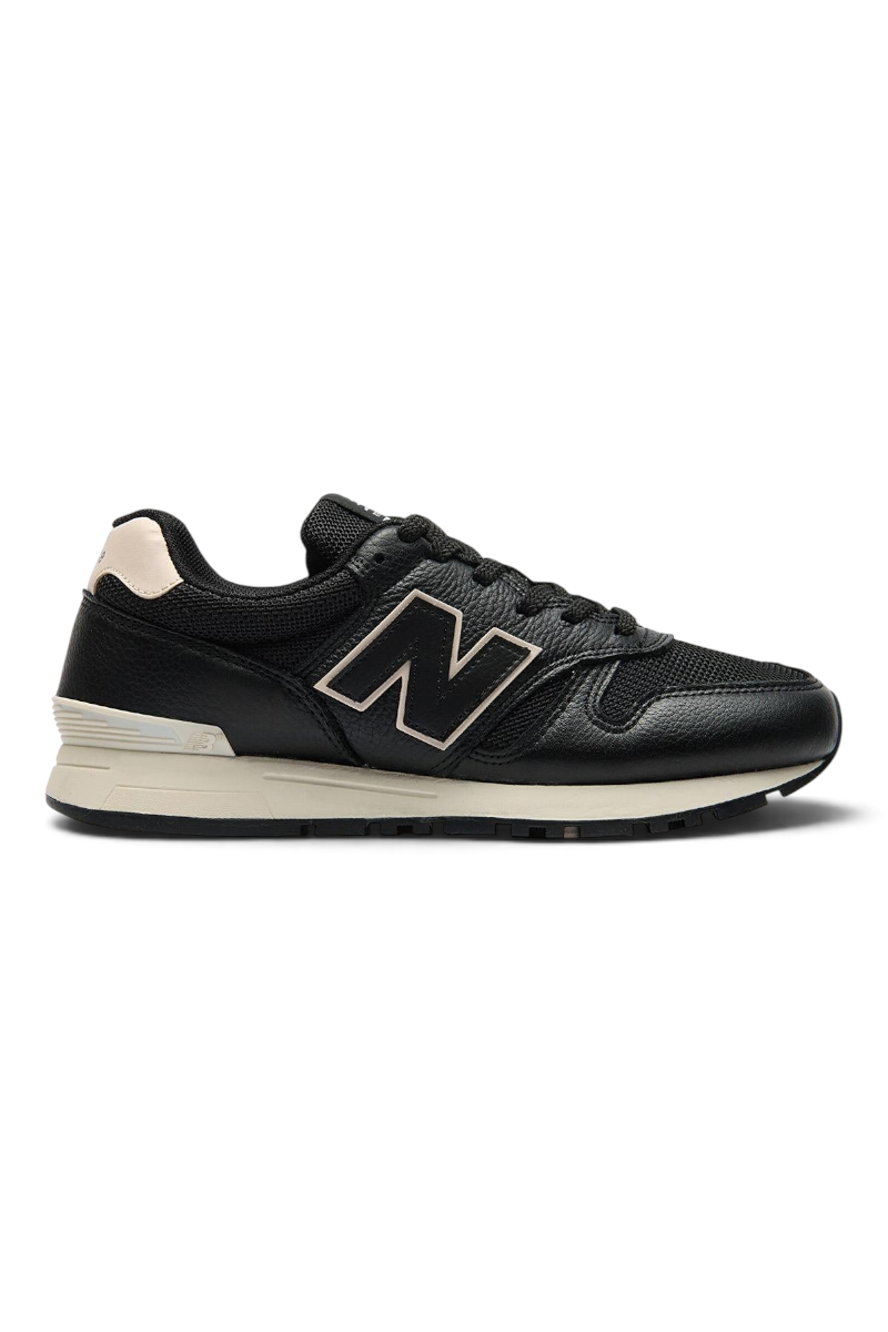 Sporline New Balance 565 siyah deri ve file detaylı unisex günlük spor ayakkabı
