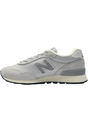 Sporline New Balance ML515GGR erkek spor ayakkabı, beyaz ve gri renkli file ve süet detaylı retro tasarım