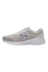 Sporline New Balance M411GI2 gri erkek koşu ayakkabısı, nefes alabilen file saya ve konforlu EVA taban tasarımı.