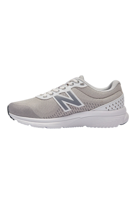Sporline New Balance M411GI2 gri erkek koşu ayakkabısı, nefes alabilen file saya ve konforlu EVA taban tasarımı.