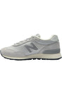 Sporline New Balance ML515GGR erkek spor ayakkabı, gri ve beyaz renklerde file ve süet detaylı retro tasarım