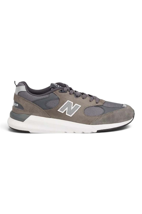 Sporline New Balance MS109AG gri ve antrasit renkli, dokuma kumaş detaylı, günlük erkek spor ayakkabı