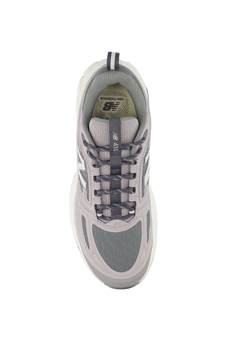 Sporline New Balance W4107ZS gri kadın spor ayakkabı, üstten görünüm, file detaylı günlük yürüyüş ayakkabısı