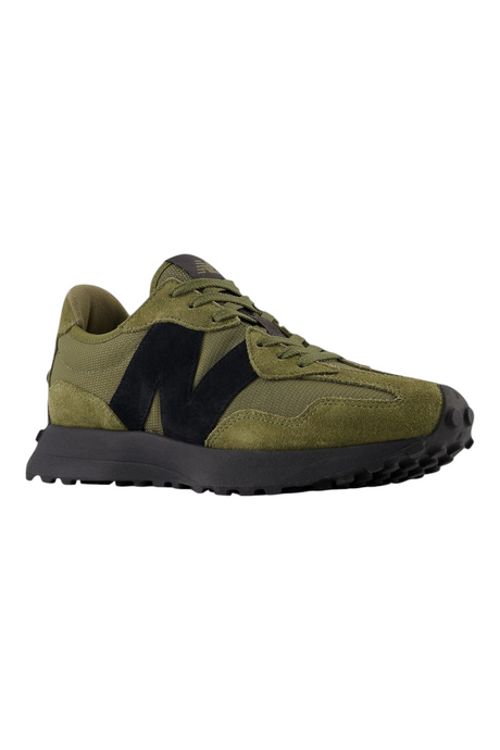 Sporline New Balance U3274FO haki yeşil süet ve file detaylı bağcıklı unisex spor ayakkabı