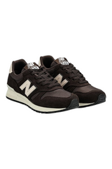 Sporline New Balance W5653RK kadın spor ayakkabı, kahverengi deri ve tekstil detaylı günlük yürüyüş ayakkabısı.