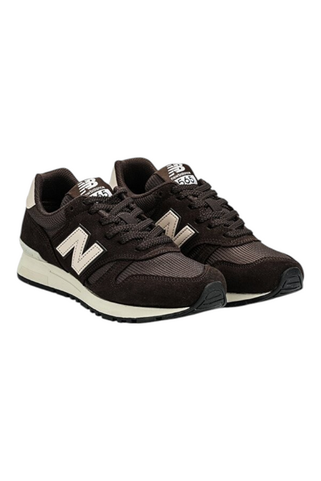 Sporline New Balance W5653RK kadın spor ayakkabı, kahverengi deri ve tekstil detaylı günlük yürüyüş ayakkabısı.