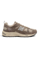 Sporline New Balance M878163 kahverengi süet ve file detaylı erkek spor ayakkabı
