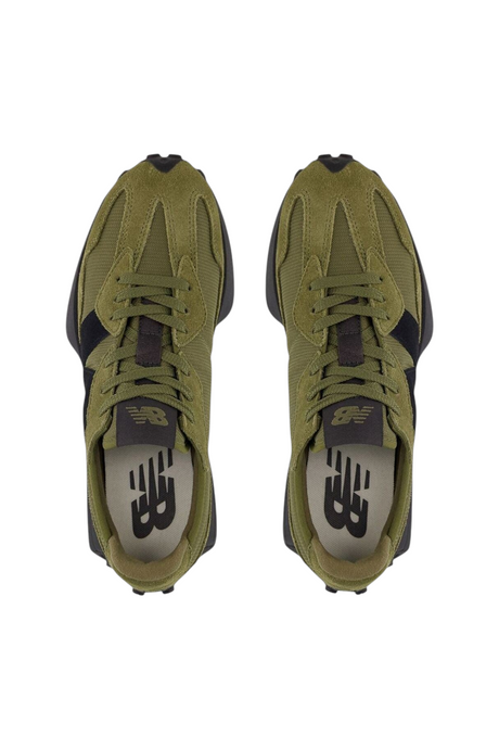 Sporline New Balance U3274FO unisex kahverengi bağcıklı spor ayakkabı, üstten görünüm