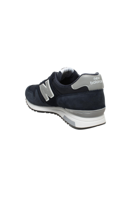Sporline New Balance ML565NVY lacivert renkli, tekstil ve süet detaylı, günlük kullanıma uygun erkek spor ayakkabı