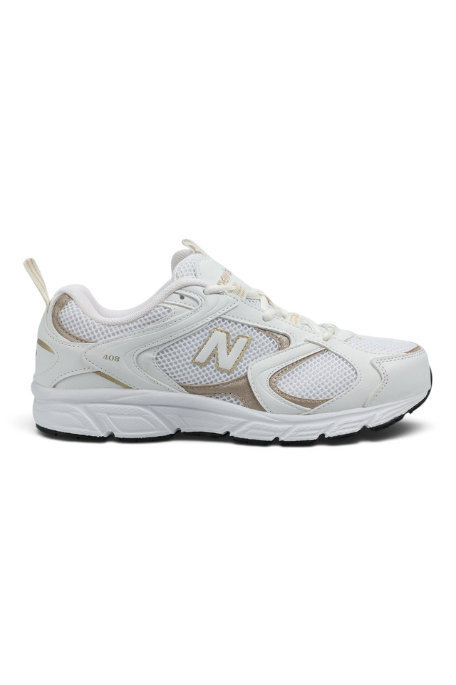 Sporline New Balance ML408CW beyaz file ve sentetik detaylı 2000'ler tarzı günlük spor ayakkabı