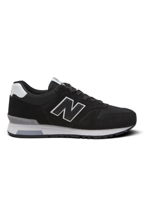 Sporline New Balance WL565BLK siyah ve beyaz kadın günlük spor ayakkabı, dayanıklı kauçuk tabanlı şık tasarım