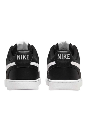Sporline Nike Court Vision Lo NN siyah beyaz erkek günlük spor ayakkabı arka görünümü